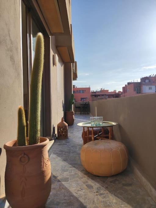 Plein Centre Marrakech, Grand Balcon Filant Daire Marakeş Dış mekan fotoğraf